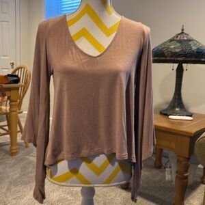 Olivaceous Flowy Sleeve Tee